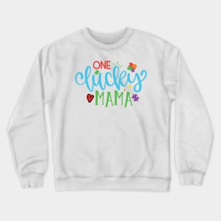 One Lucky Mama, Autism Awareness Crewneck Sweatshirt